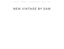 Tablet Screenshot of newvintagebysam.com